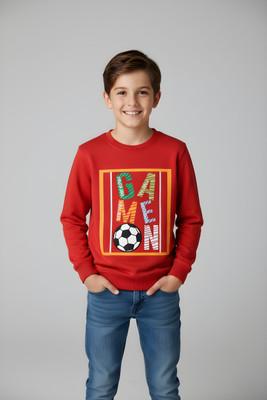 NX KIDDO WORLD Full Sleeve Printed Boys & Girls Sweatshirt