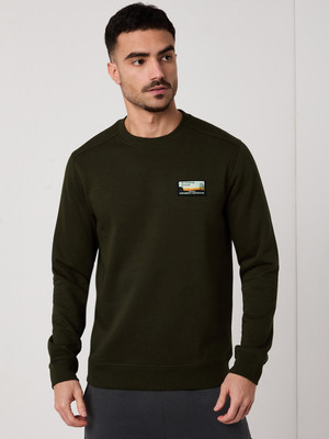 Wildcraft Full Sleeve Solid Men Sweatshirt