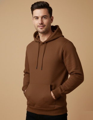 Clothy Full Sleeve Solid Men Sweatshirt