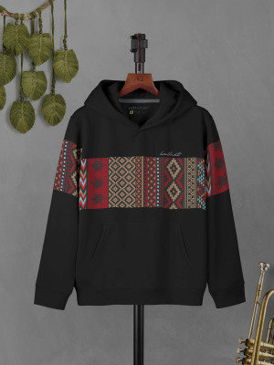 Hellcat Full Sleeve Color Block Boys Sweatshirt