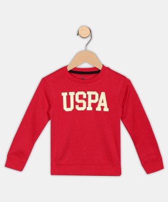 U.S. POLO ASSN. Full Sleeve Applique Baby Boys Sweatshirt