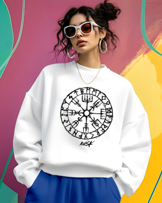 ENITOR Full Sleeve Printed Women Sweatshirt