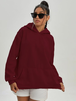 Bokaro Full Sleeve Solid Women Sweatshirt