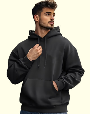 ENITOR Full Sleeve Solid Men Sweatshirt