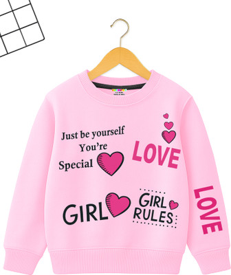 Kuchipoo Full Sleeve Printed Girls Sweatshirt
