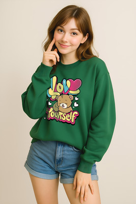 Shonisha Full Sleeve Printed Women Sweatshirt