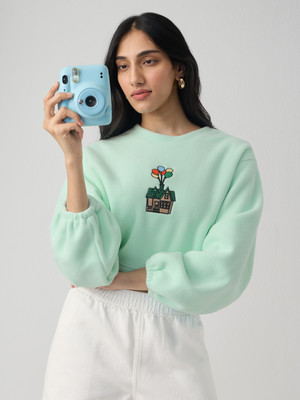The Souled Store Full Sleeve Graphic Print Women Sweatshirt