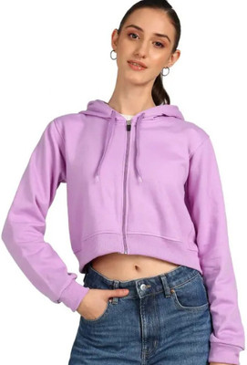 SHAHVEER CREATION Full Sleeve Solid Women Sweatshirt