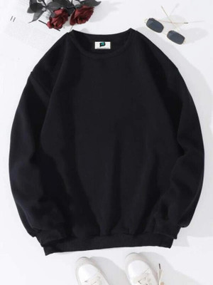 Ullas Sports Full Sleeve Solid Men Sweatshirt