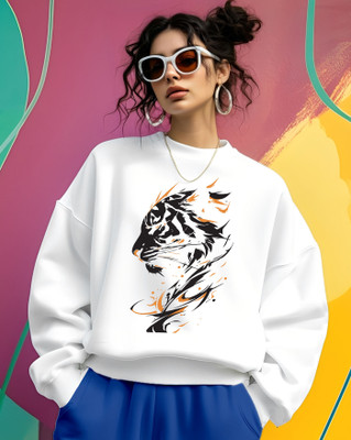 ENITOR Full Sleeve Printed Women Sweatshirt