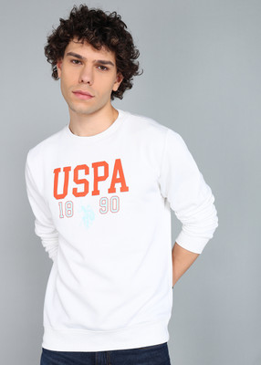 U.S. POLO ASSN. Full Sleeve Solid Men Sweatshirt