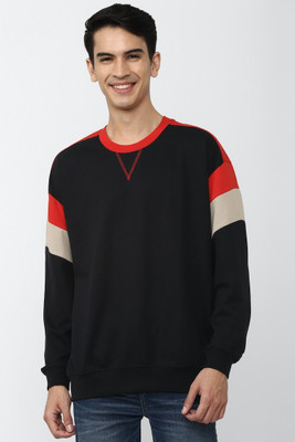 FOREVER 21 Full Sleeve Color Block Men Sweatshirt