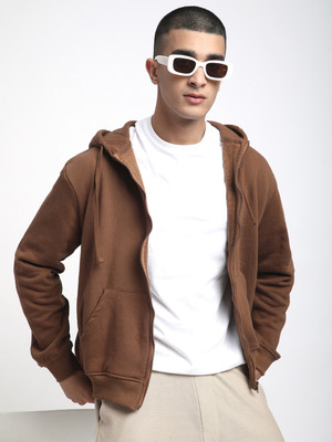 R&B Full Sleeve Solid Men Sweatshirt