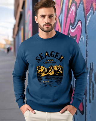 AOOSH Full Sleeve Printed Men Sweatshirt