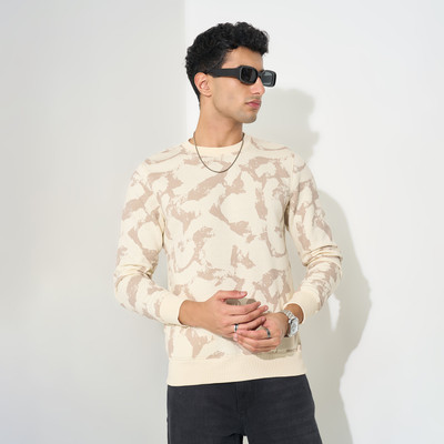 SF Jeans by Pantaloons Full Sleeve Graphic Print Men Sweatshirt