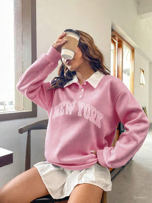 QUIN FLETCHER Full Sleeve Printed Women Sweatshirt