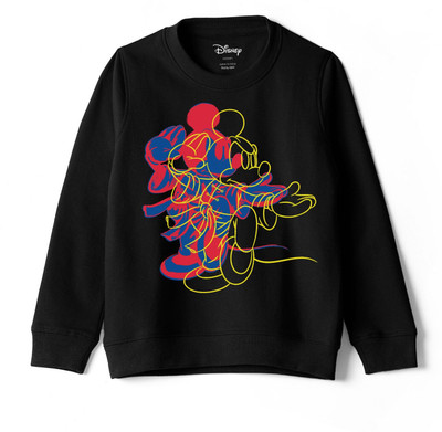 DISNEY BY MISS & CHIEF Full Sleeve Graphic Print Boys Sweatshirt