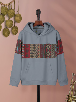 Hellcat Full Sleeve Color Block Girls Sweatshirt