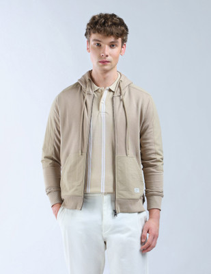 FLYING MACHINE Full Sleeve Solid Men Sweatshirt