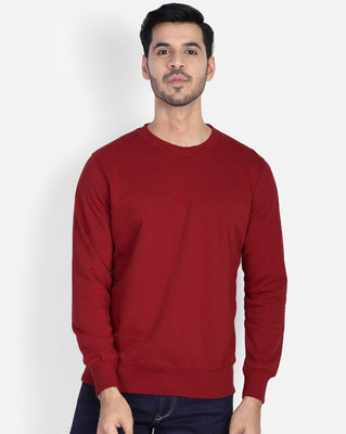 Lasmo Full Sleeve Solid Men Sweatshirt