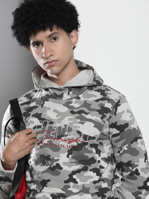 The Indian Garage Co. Full Sleeve Color Block Men Sweatshirt