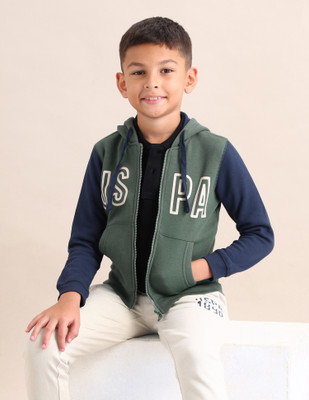 U.S. POLO ASSN. Full Sleeve Graphic Print Boys Sweatshirt