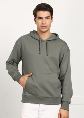 Alan Jones Full Sleeve Solid Men Sweatshirt