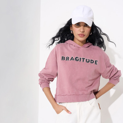 PEOPLE Full Sleeve Solid Women Sweatshirt