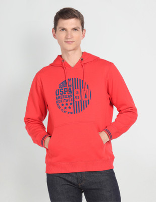 U.S. POLO ASSN. Full Sleeve Printed Men Sweatshirt