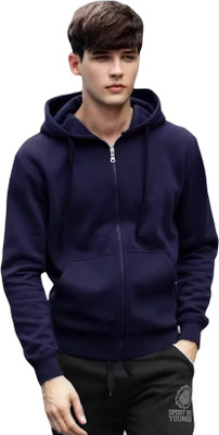 SPOWEARY Full Sleeve Solid Men Sweatshirt