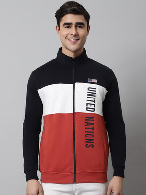 CANTABIL Full Sleeve Color Block Men Sweatshirt