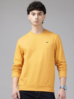 PARK AVENUE Full Sleeve Solid Men Sweatshirt