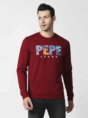 Pepe Jeans Full Sleeve Solid Men Sweatshirt