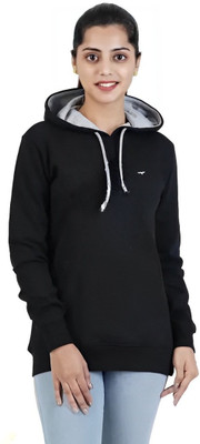 Reya Full Sleeve Solid Women Sweatshirt
