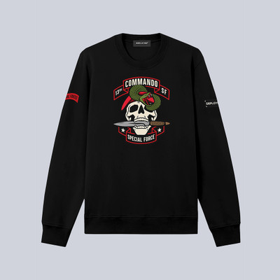 Deployed Full Sleeve Graphic Print Men Sweatshirt