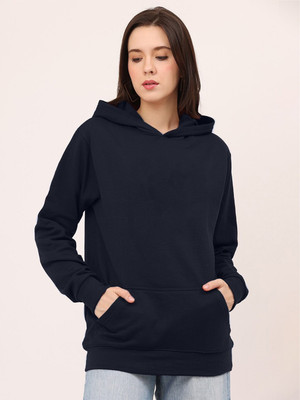 Bokaro Full Sleeve Solid Women Sweatshirt