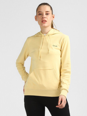 Alan Jones Full Sleeve Solid Women Sweatshirt