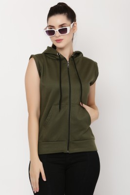 Vesture Forge Sleeveless Solid Women Sweatshirt