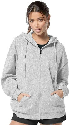 FUNKY MONKEY Full Sleeve Solid Women Sweatshirt