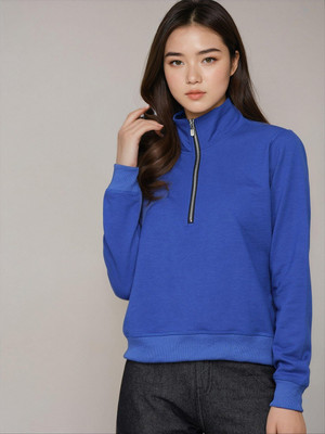 KOTTY Full Sleeve Solid Women Sweatshirt