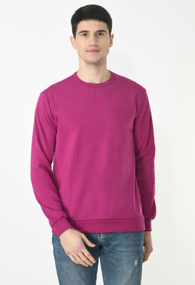 Kaayu Full Sleeve Solid Men Sweatshirt