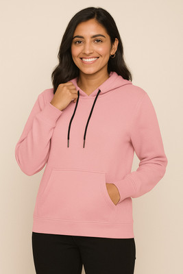 Wellvery Full Sleeve Solid Women Sweatshirt