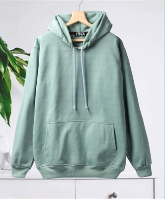 HNA Full Sleeve Solid Women Sweatshirt