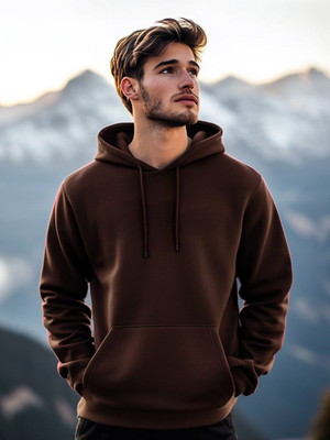 NOBERO Full Sleeve Solid Men Sweatshirt