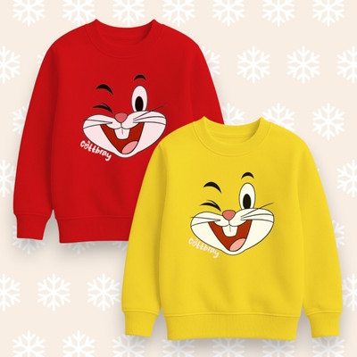 cottbray Full Sleeve Printed Boys & Girls Sweatshirt