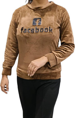 Anything Full Sleeve Solid Women Sweatshirt