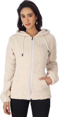Burdy Full Sleeve Self Design Women Sweatshirt