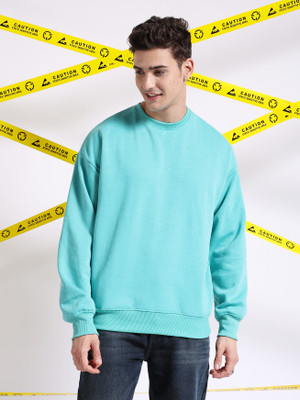 The Indian Garage Co. Full Sleeve Solid Men Sweatshirt