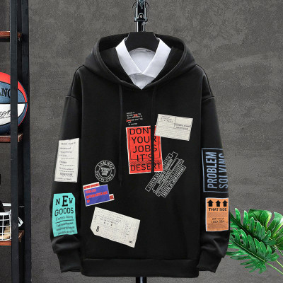 Try This Full Sleeve Printed, Striped, Color Block Men Sweatshirt