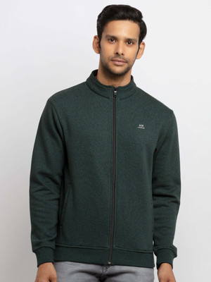 Status Quo Full Sleeve Self Design Men Sweatshirt